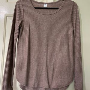 Old navy tan oversized long sleeve
